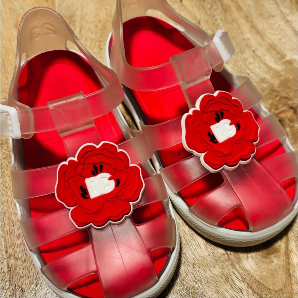 Dolce and Gabbana Toddler Jelly Sandals